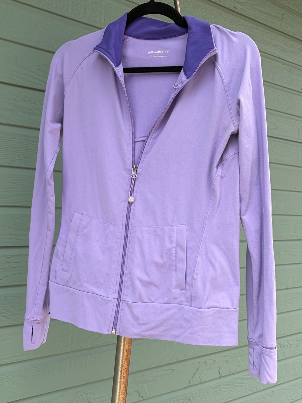 Tuff Athletics Lavender Zip-Up Jacket